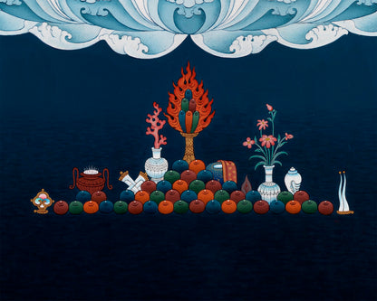 Shakyamuni Buddha Thangka | Siddhartha Gautama | Buddhist Art