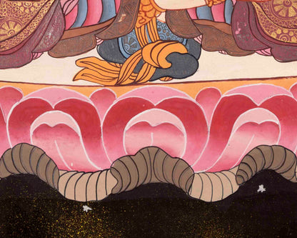 White Tara Thangka | Traditional Tibetan Art | Wall Decors