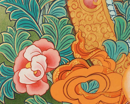 Quality White Tara Thangka | Traditional Buddhist Wall Hanging