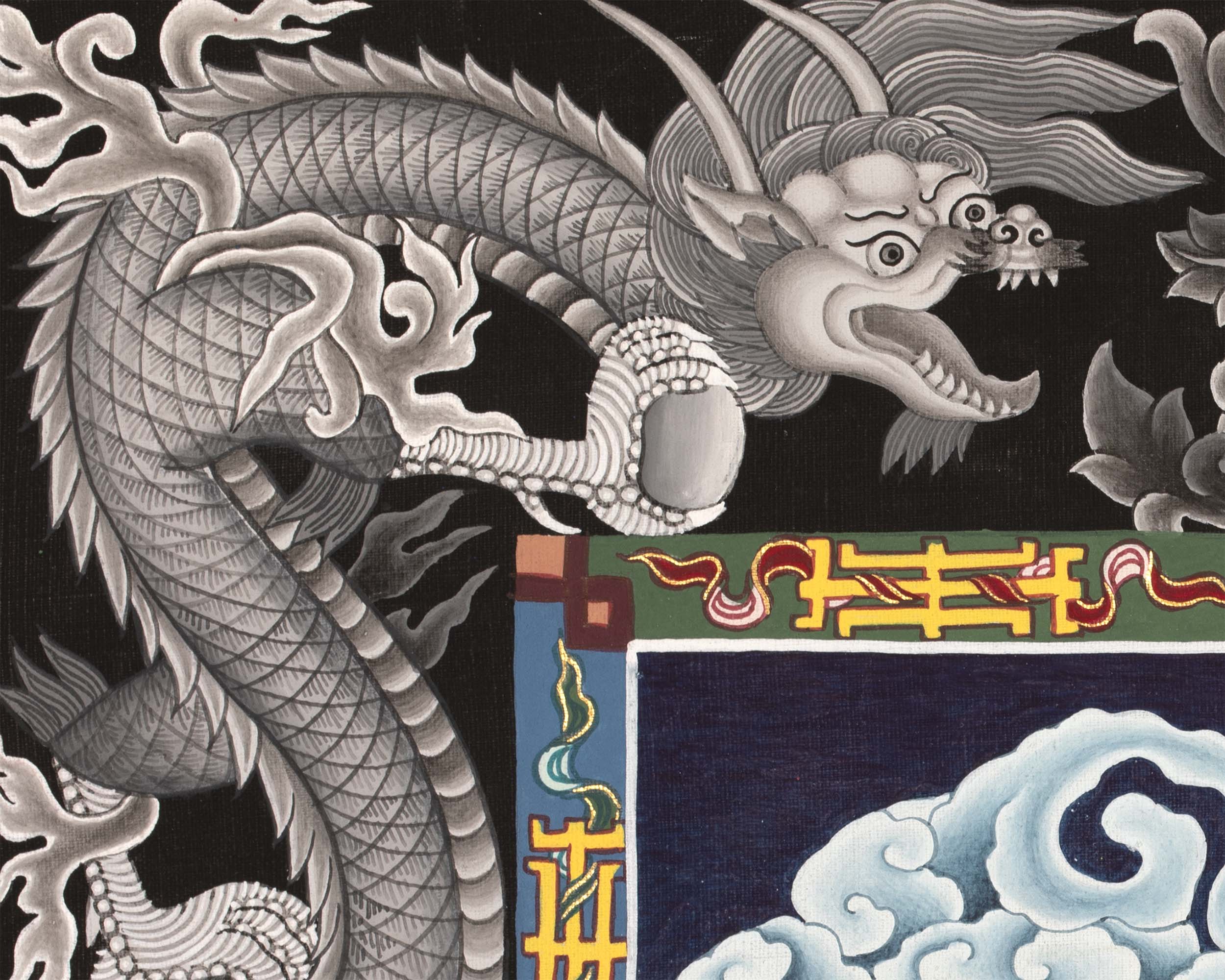 Ganesh Thangka Print | Traditional Paubha Art | Wall Decors