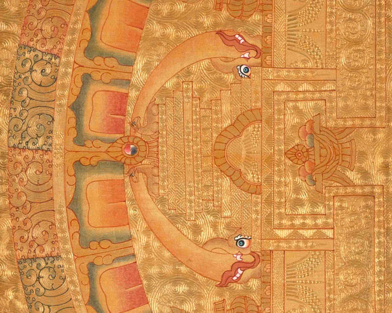 Shakyamuni Buddha Mandala | Wall Decoration Painting