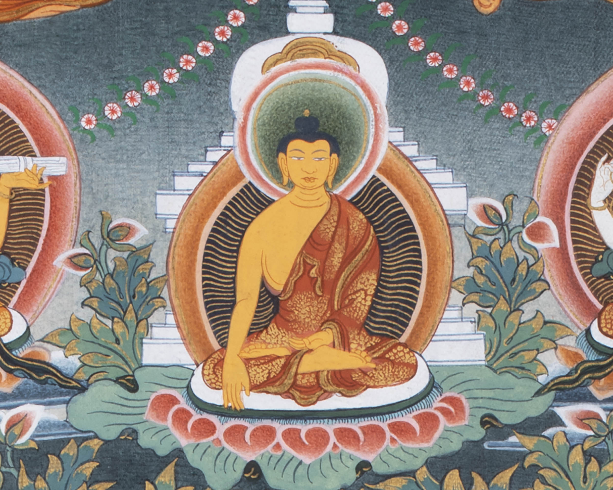 Amoghpasa Thangka | Tibetan Buddhist Handpainted Art | Digital Print