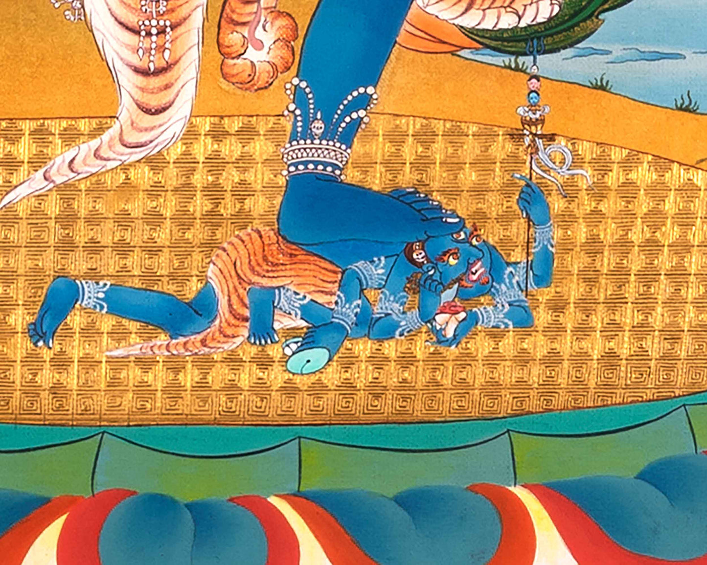 Cakrasamvara Tantra Thangka | Traditional Buddhist Art Of Chakrasamvara With Consort