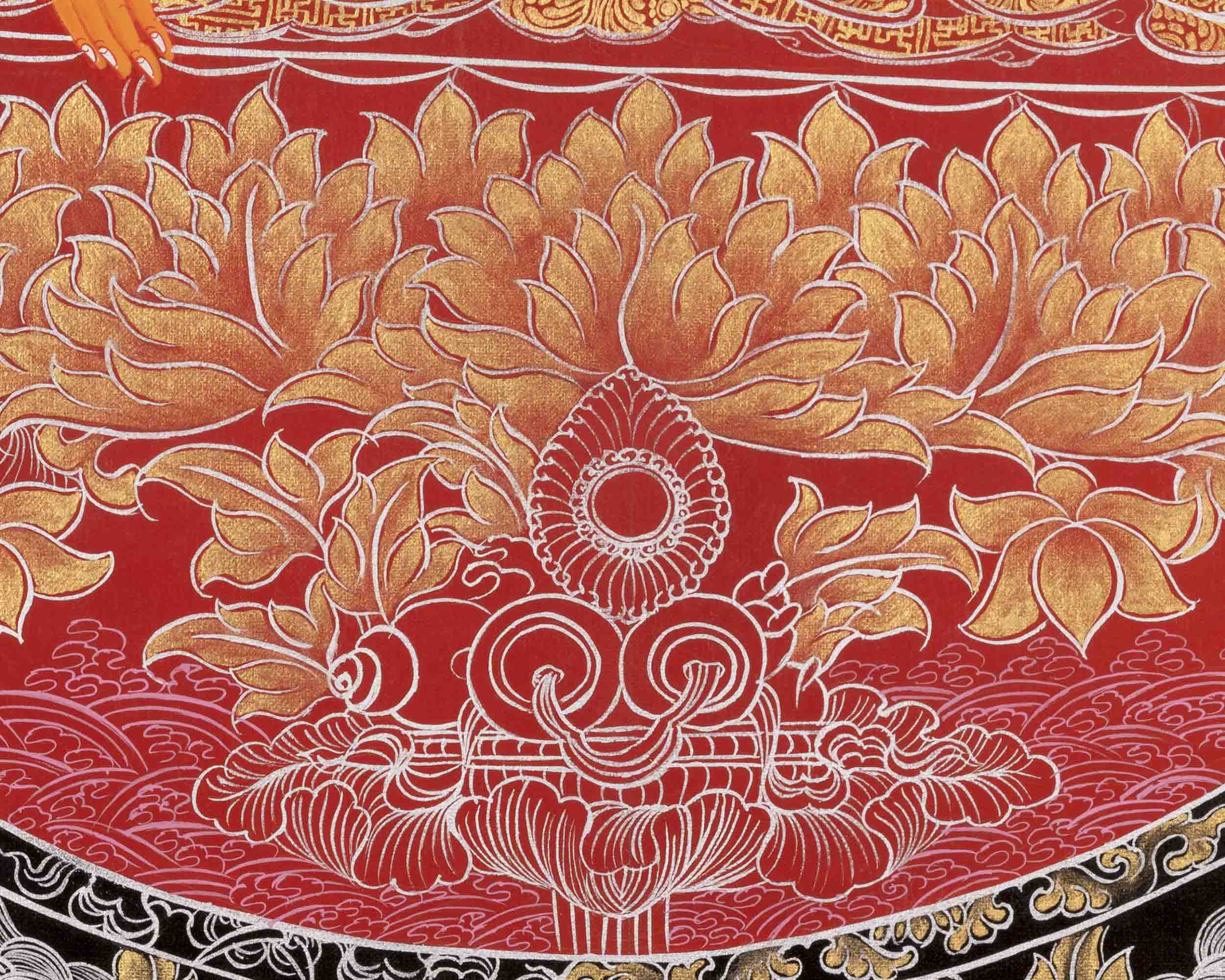 Buddha Thangka | Shakyamuni Buddha | Handpainted Traditional Art