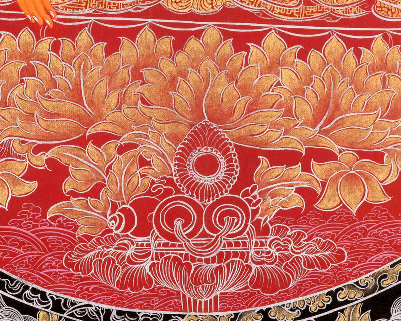 Buddha Thangka | Shakyamuni Buddha | Handpainted Traditional Art