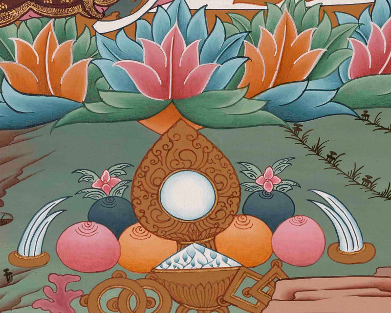 Padmasambhava Guru | Buddhist Thangka | Religious Wall Decors