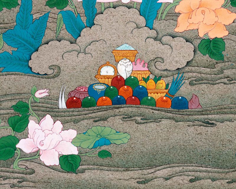 The Buddha's Legacy in Thangka Art | Historical Buddha Shakyamuni | Sacred Meditative Art