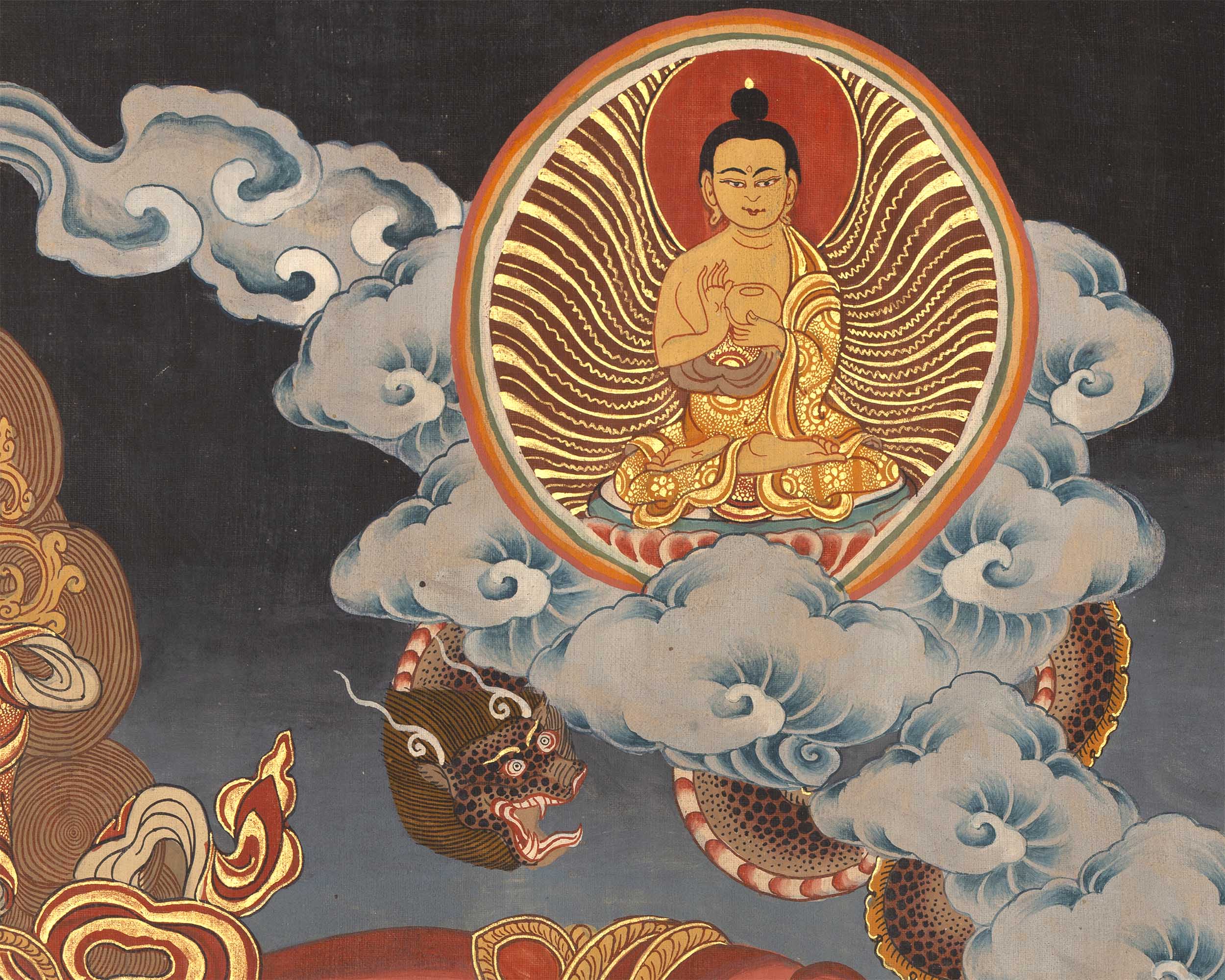 Wheel Of Life Thangka | Hand-Painted Tibetan Buddhist Thangka
