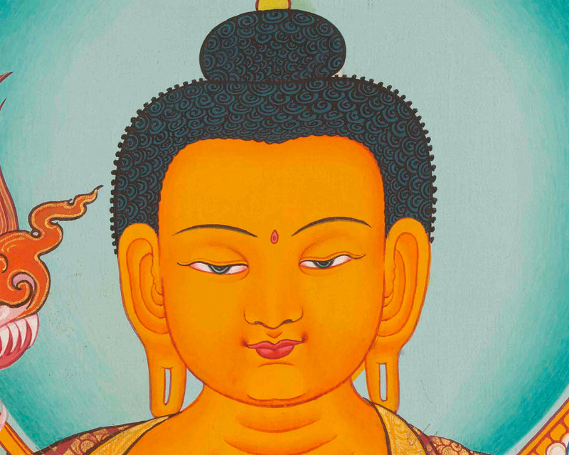 Shakyamuni Buddha Print | Religious Artwork | Wall Hanging Decoration