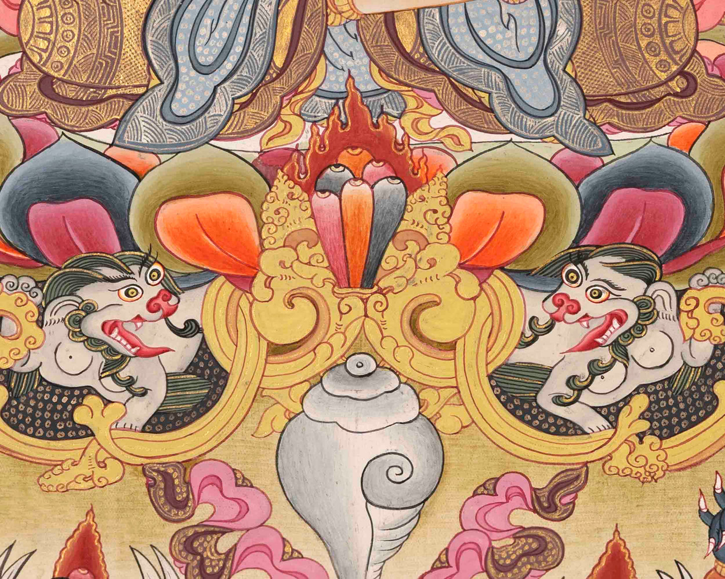 Avalokitesvara Chengrezig Thangka | Traditional Tibetan Art