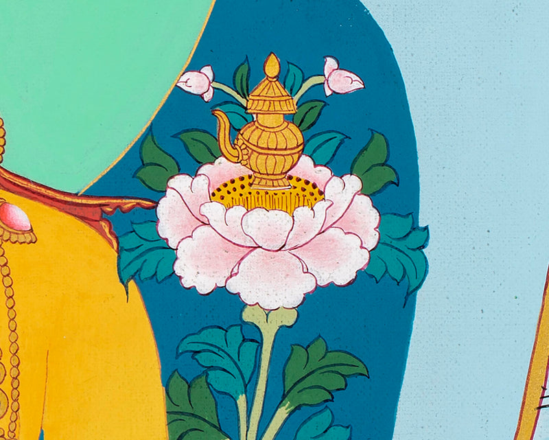 Maitreya Buddha Thangka | Tibetan Buddhist Deity | Himalayan Thangka Paintings