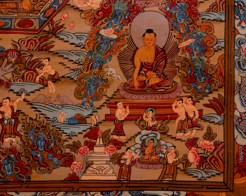 Buddha life Story | Art Painting