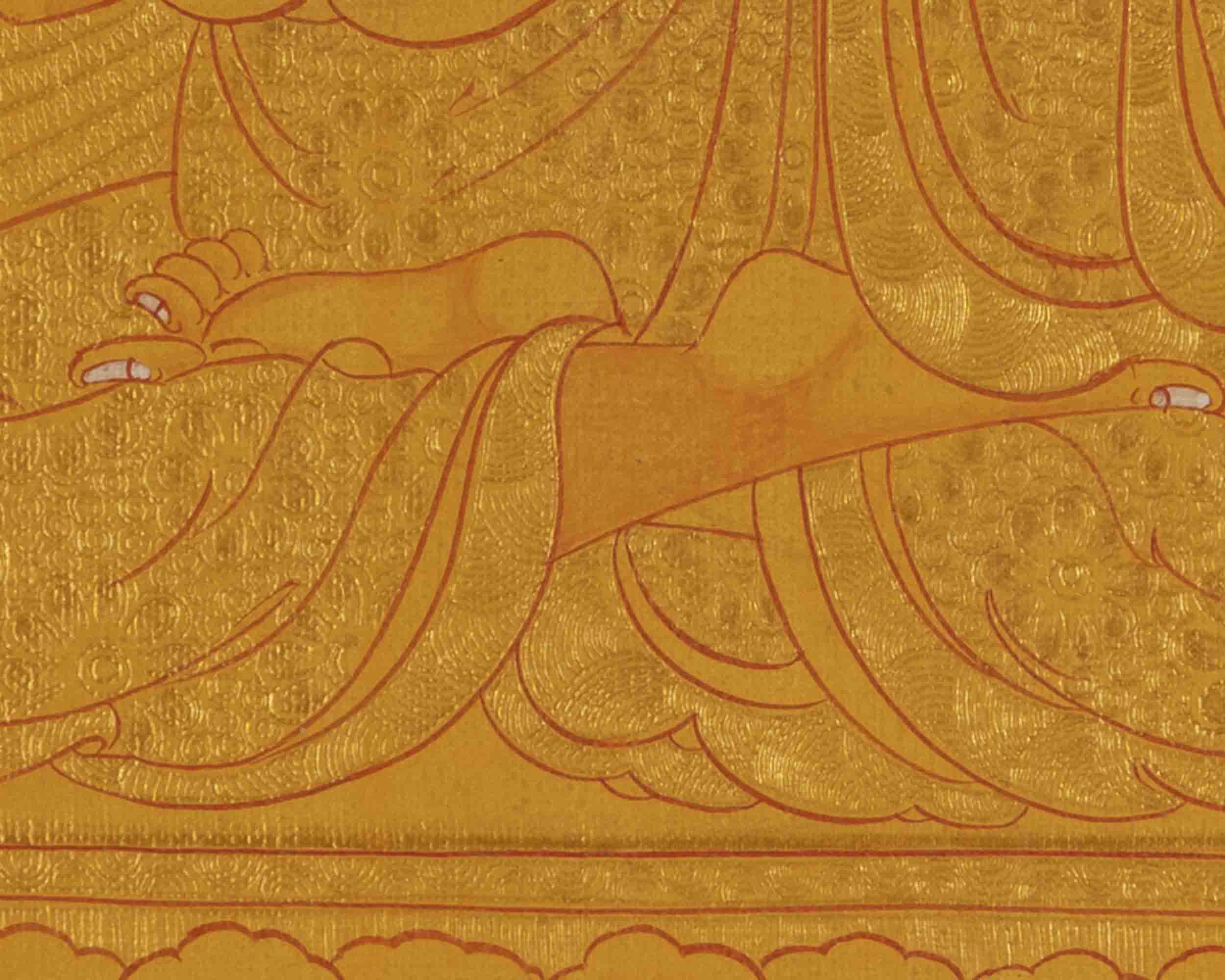 Tsongkhapa Thangka | Tibetan Buddhist Artwork | Wall Decors