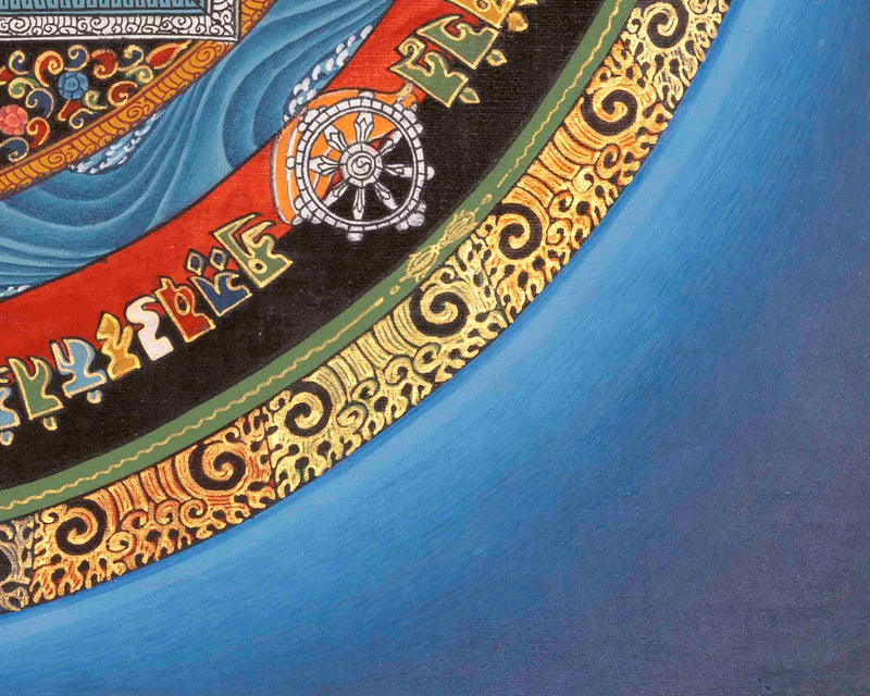 Kalachakra Mandala Thangka | Wheel Of Time | Religious Wall Decors