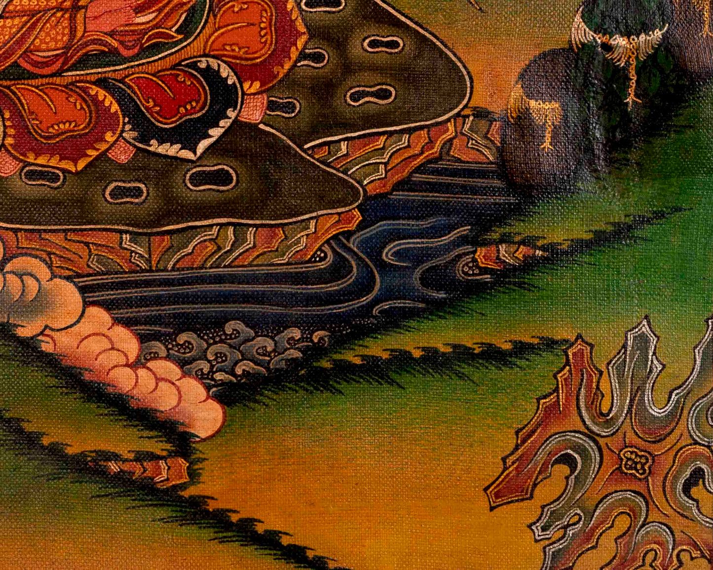 He-Vajra Thangka | Oil Varnished on Stretch Canvas