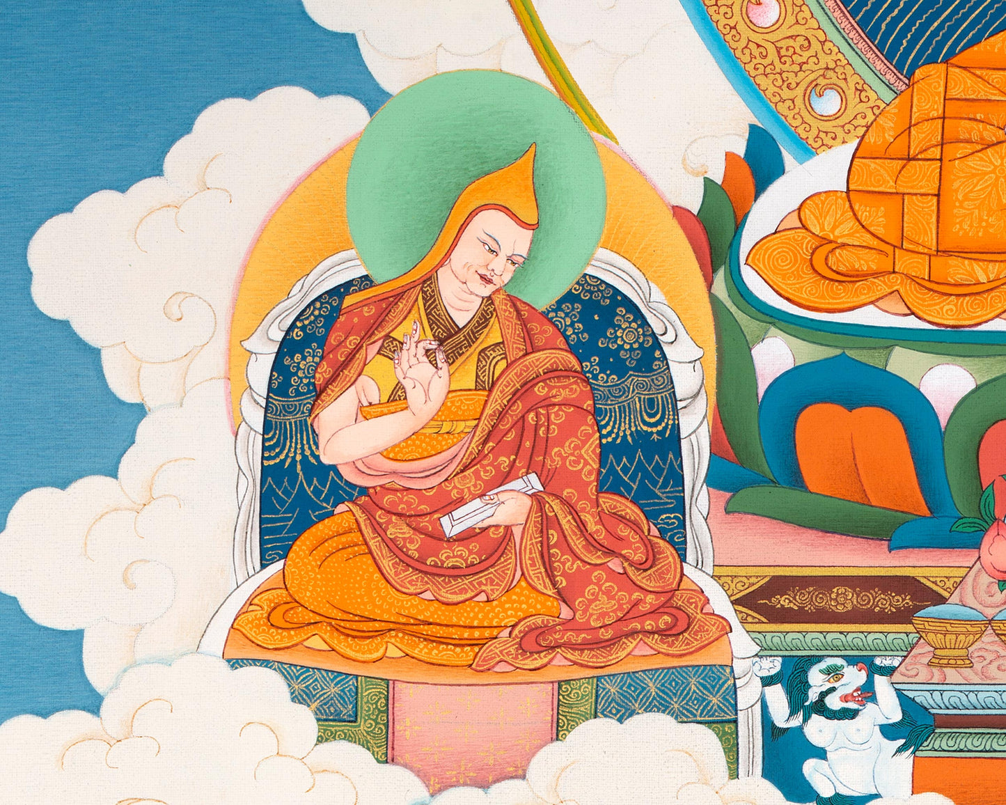 Tsongkhapa Thangka | High Quality Thangka Print