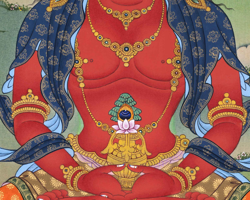 Buddhist Deity Amitayus Long Life Practice Print | High Quality Giclee Print As Spiritual Room Decoration