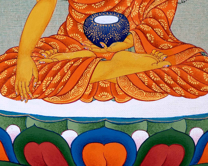 Buddha Thangka Painting | Himalayan Shakyamuni Painting