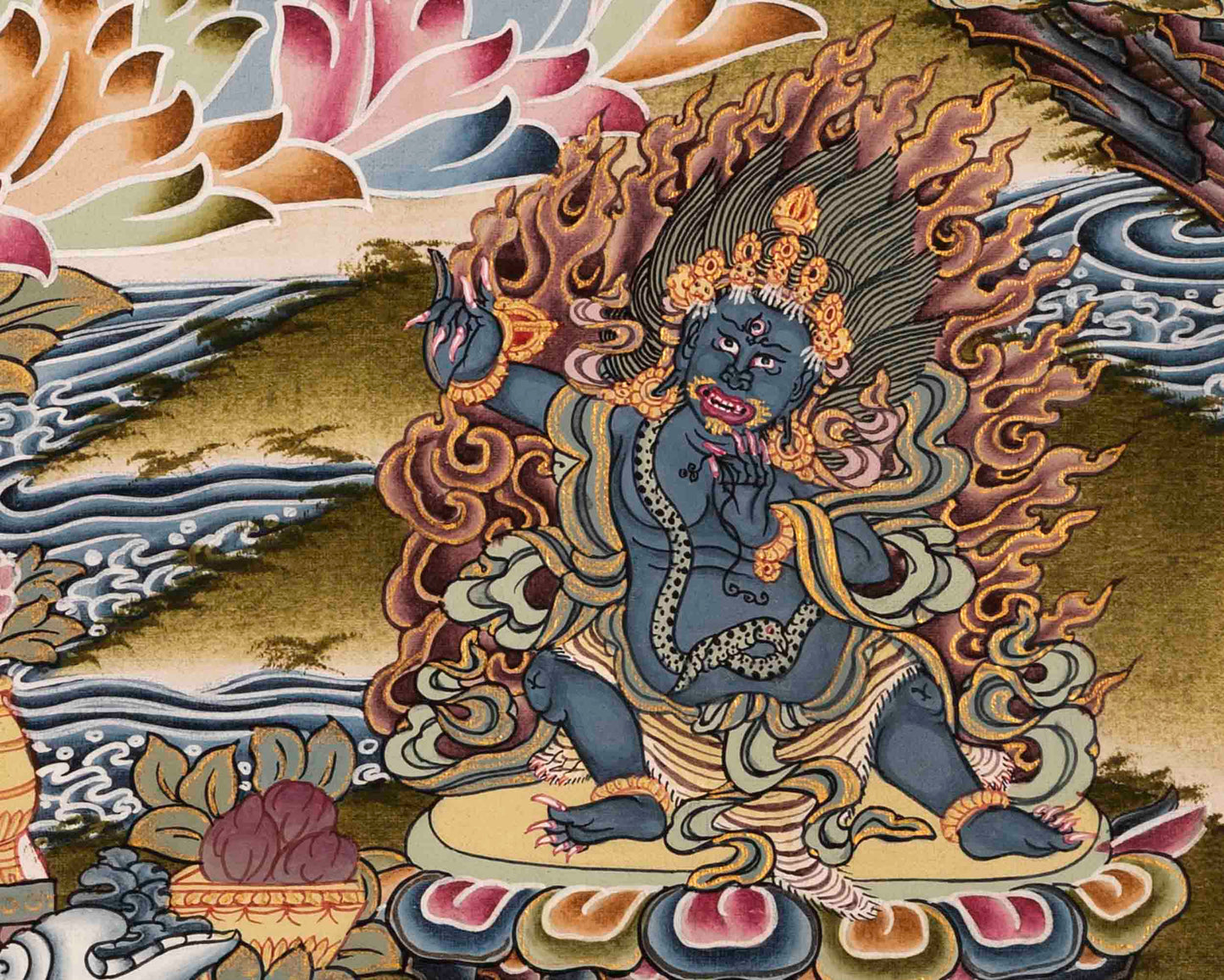 Green Tara Thangka | Traditional Artwork | Wall Hanging Decors