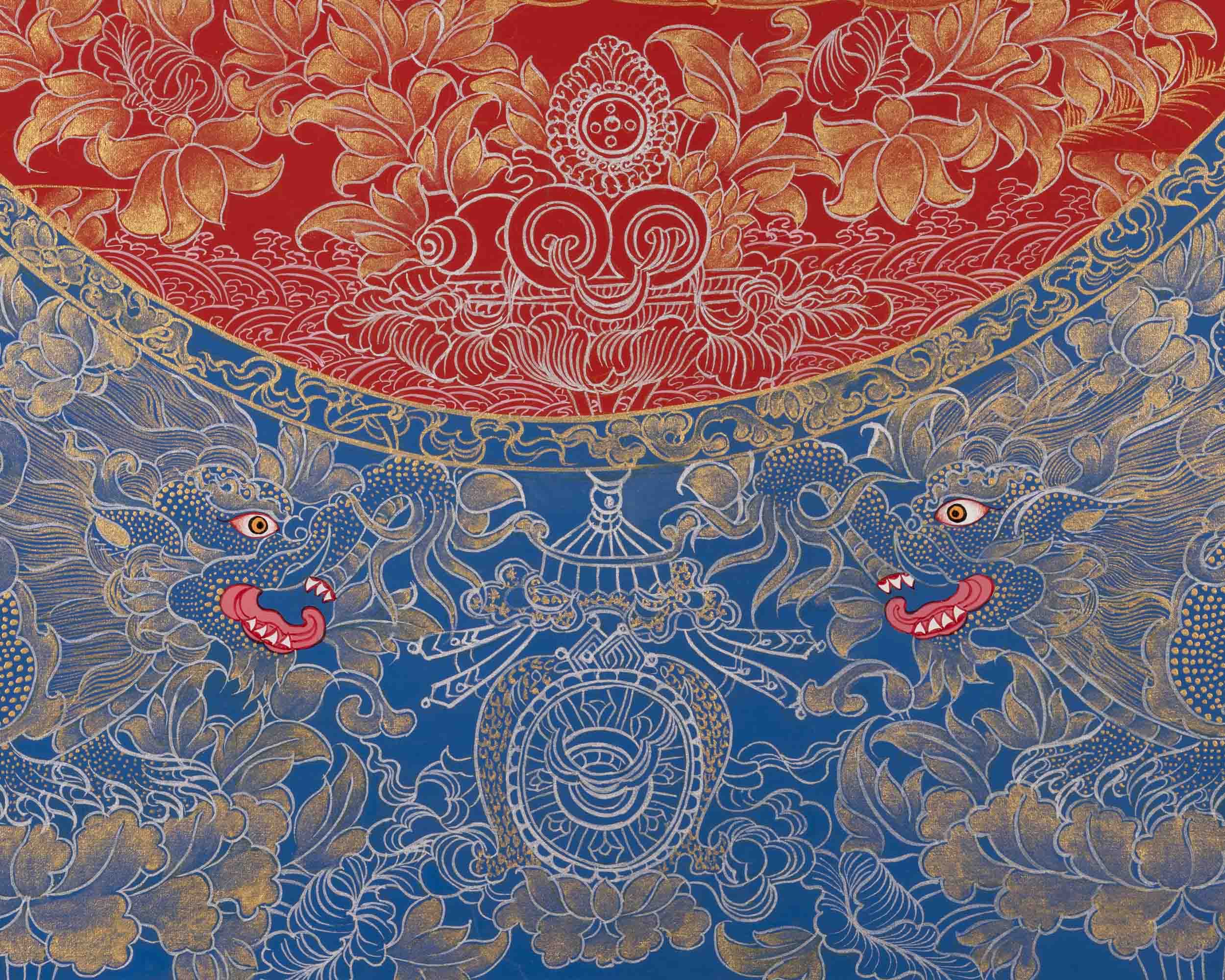 Buddha Shakyamuni Thangka | Religious Buddhist Painting | Wall Decors