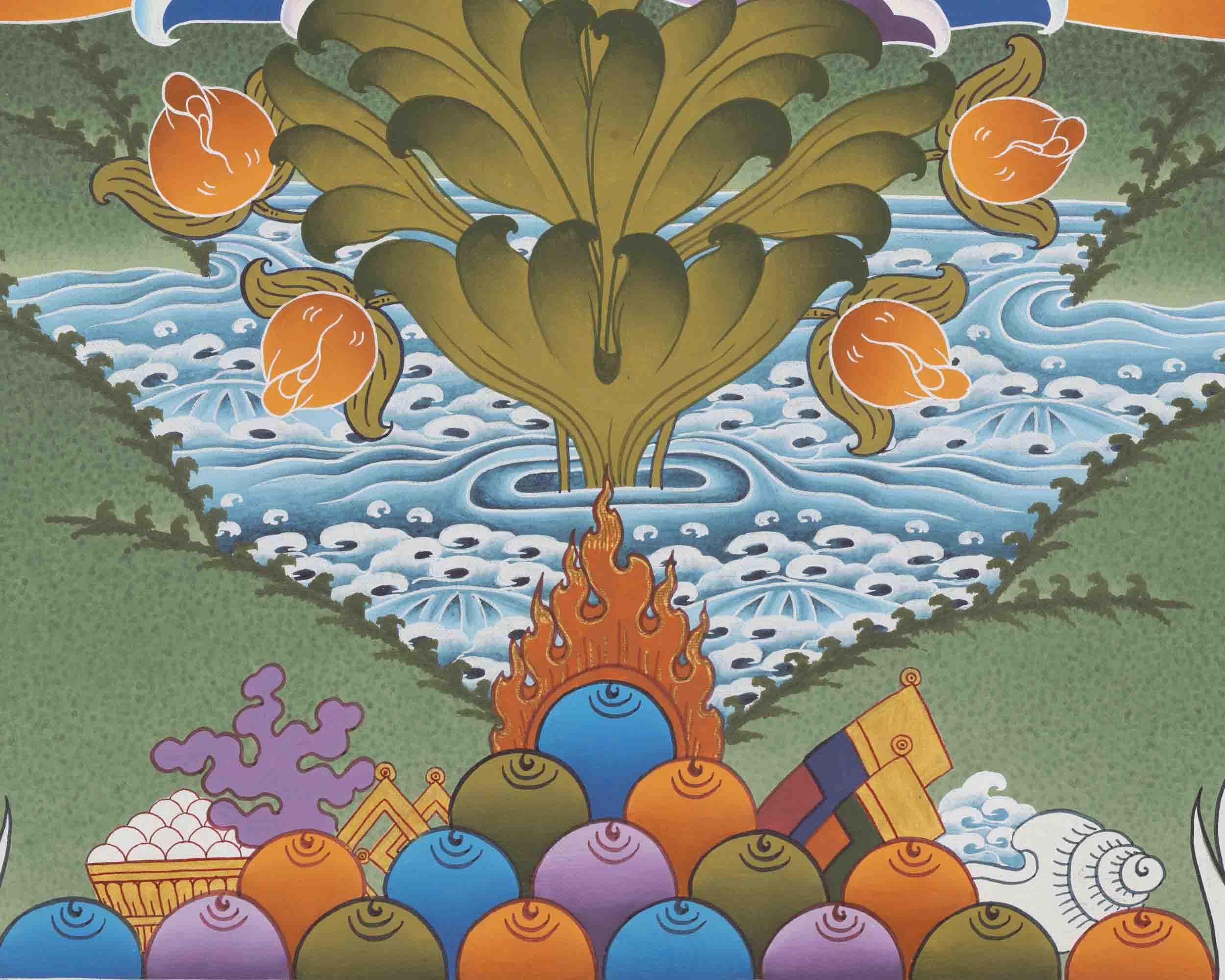 Namtose Thangka Painting | Religious Artwork | Wall Decors