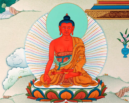 8 Medicine Buddha | Bhaisajyaguru Digital Thangka print