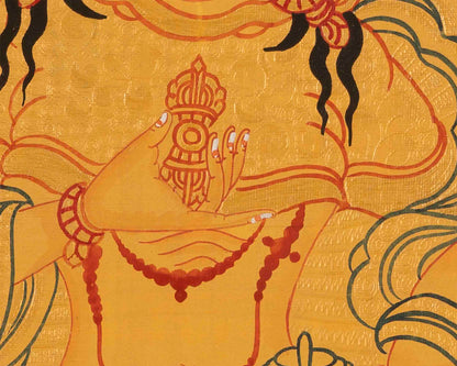 Vajrasattva Painting | Traditional Buddhist Thangka | Wall Hanging Decors