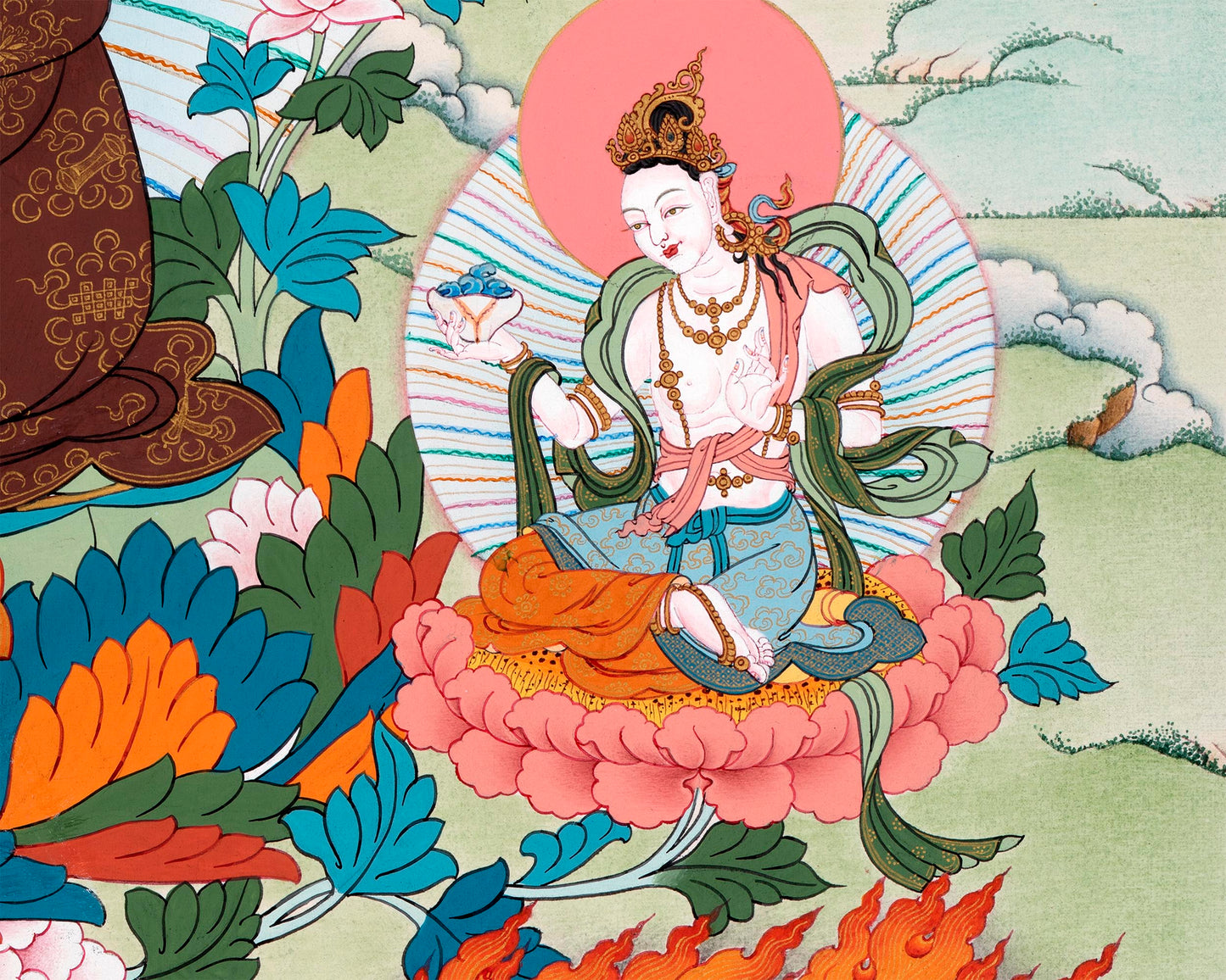 Guru Sangey Thangka | Eight Manifestations of Padmasambhava