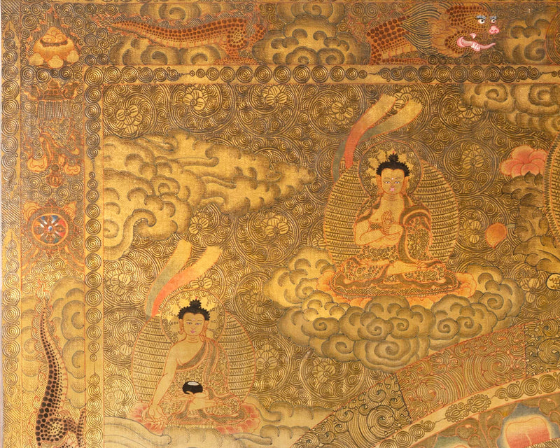 Shakyamuni Buddha Thangka | Mandala Wall Hanging