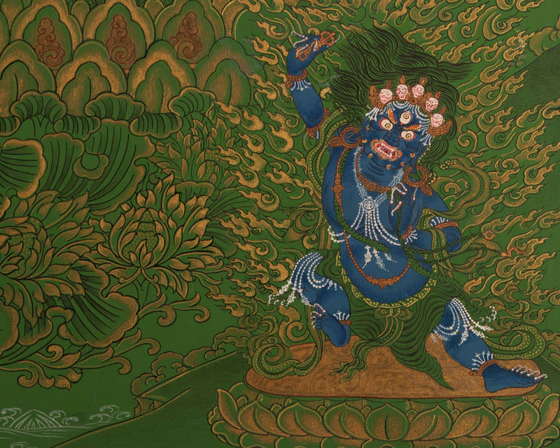 Chengrezig Thangka | Bodhisattva Avalokiteshvara | Wall Decoration Artifacts