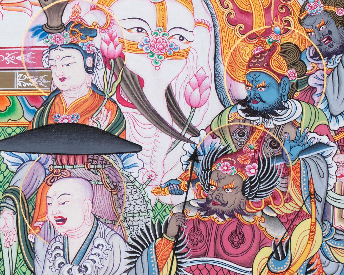 Buddha Thangka Print | Japanese Style Painting | Wall Decors