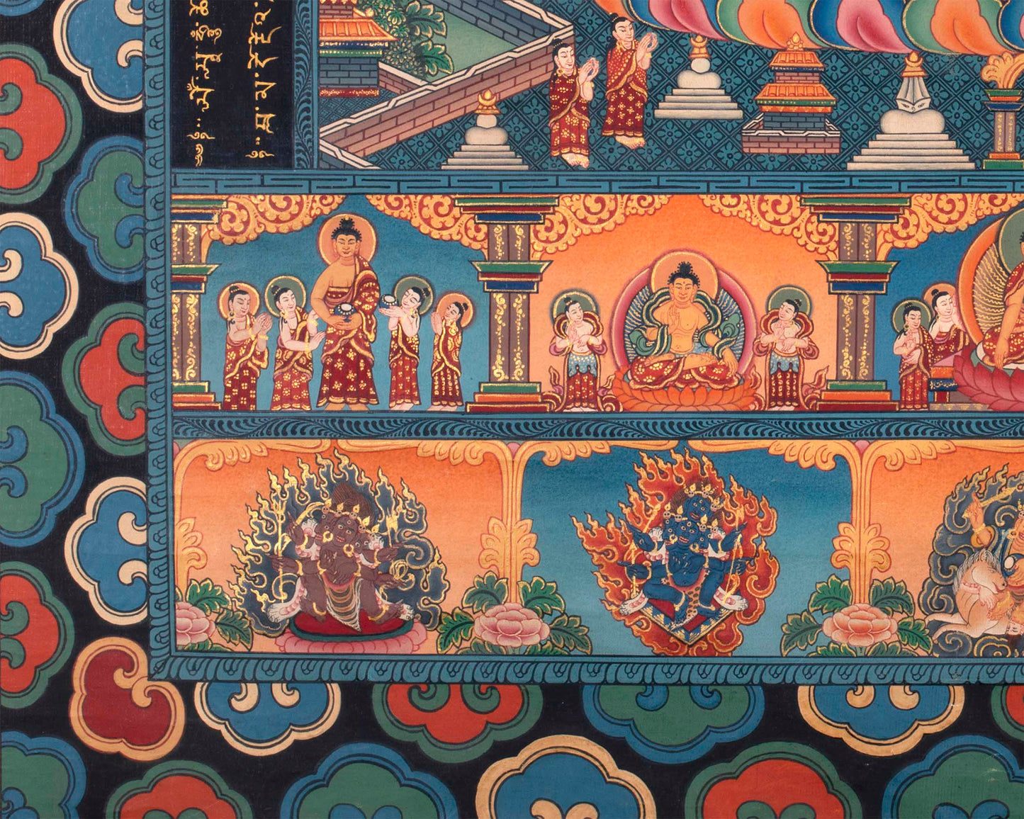 Buddhist Stupa Thangka | Buddhist Painting