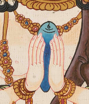 Avalokiteshvara Chengrezig Thangka | Vajrayana Buddhism Painting