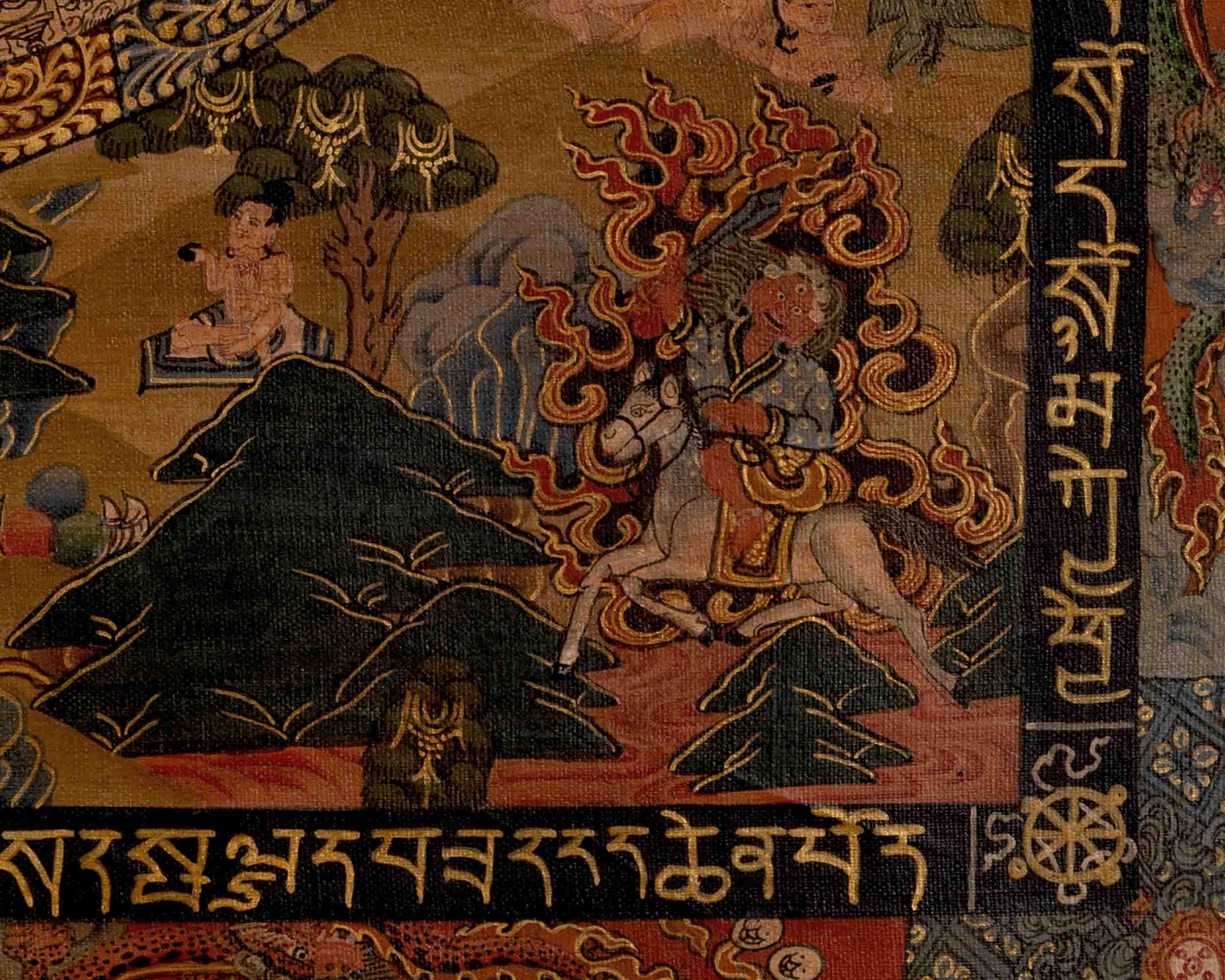 White Tara Mandala | Traditional Tibetan Thangka | Religious Wall Decors