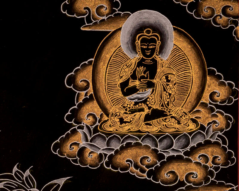 Bodhisattva Manjushree Thangka | Buddhist Art Painting