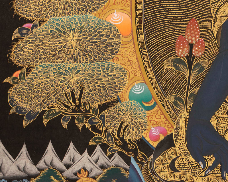 Medicine Buddha Thangka | Hand-Painted Tibetan Thangka