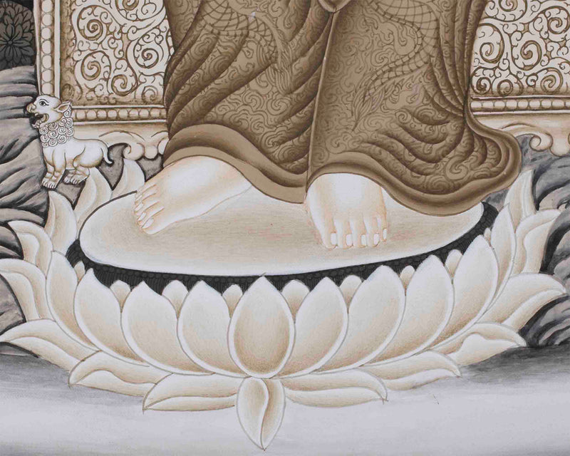 Buddha Shakyamuni Thangka Print | Wall Hanging Decorations