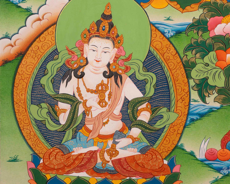 White Tara Thangka | Wall Hanging Decorations