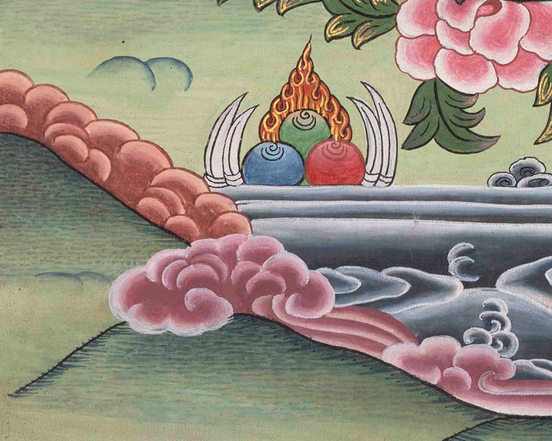 Guru Rinpoche Thangka | Padmasambhava | Religious Wall Decors