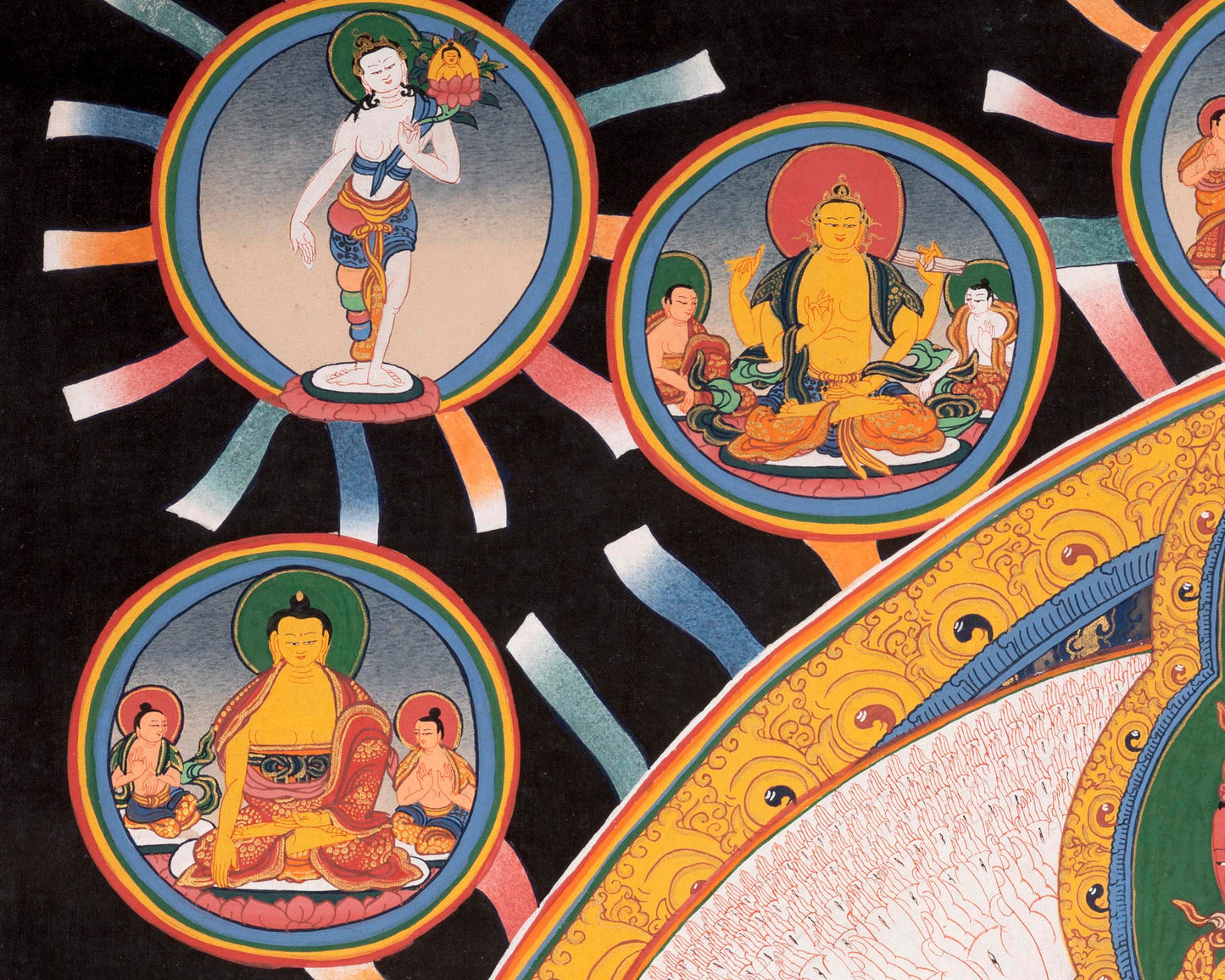 Avalokiteshvara Thangka | Buddhist Painting