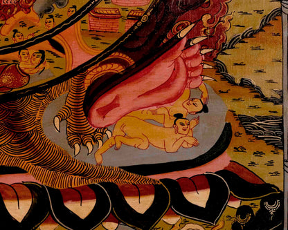 Wheel Of Life Thangka | Traditional Tibetan Art | Wall Decors
