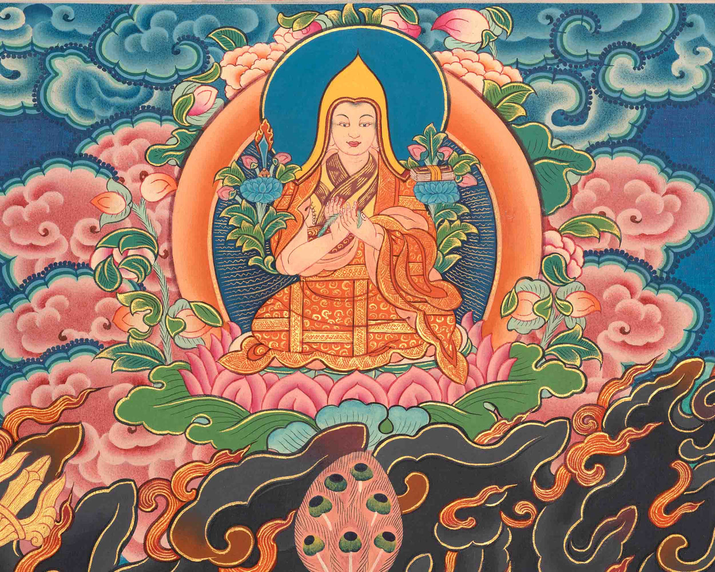 Palden Lhamo Thangka Print | Invoking the Power of the Goddess | Wall Decoration