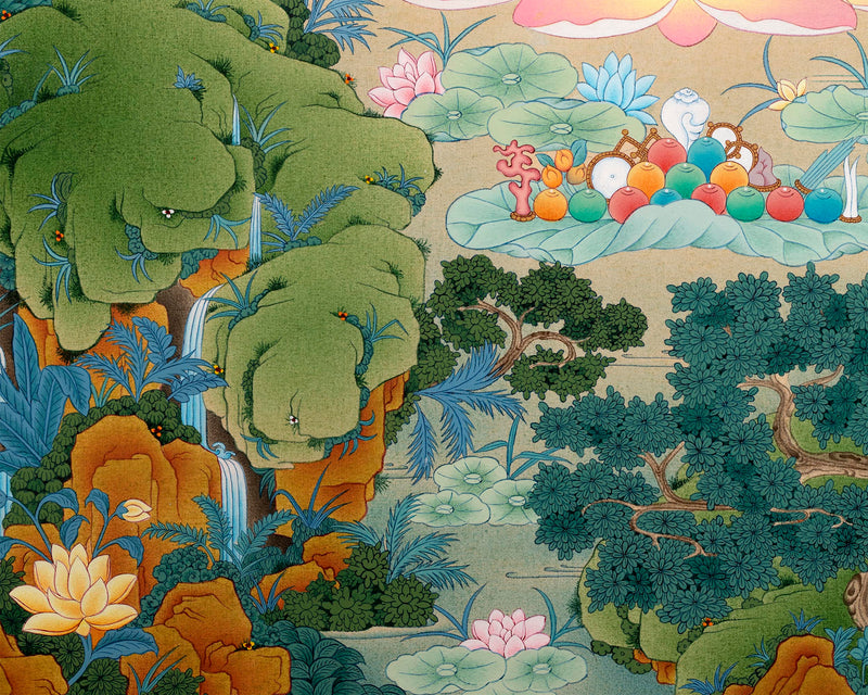 Manjushri Thangka | Traditional Tibetan Art