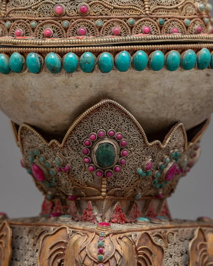 Vintage Kapala Cup | Tibetan Kapala Skull Cup | Antiques Online