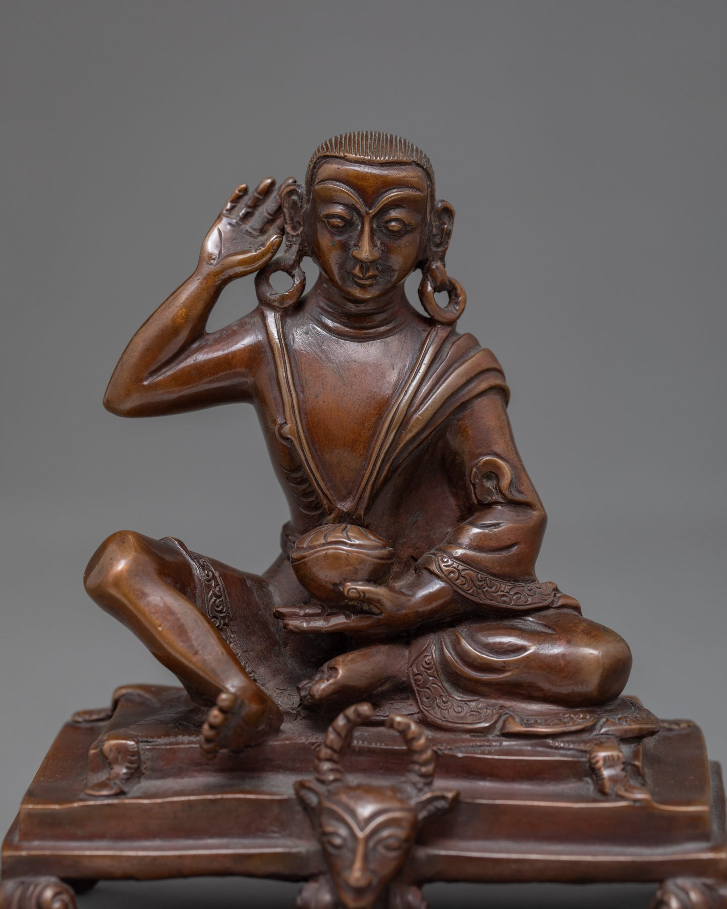 Milarepa Statue for Home Decor | Buddhist Home Altar | Antique Crafts