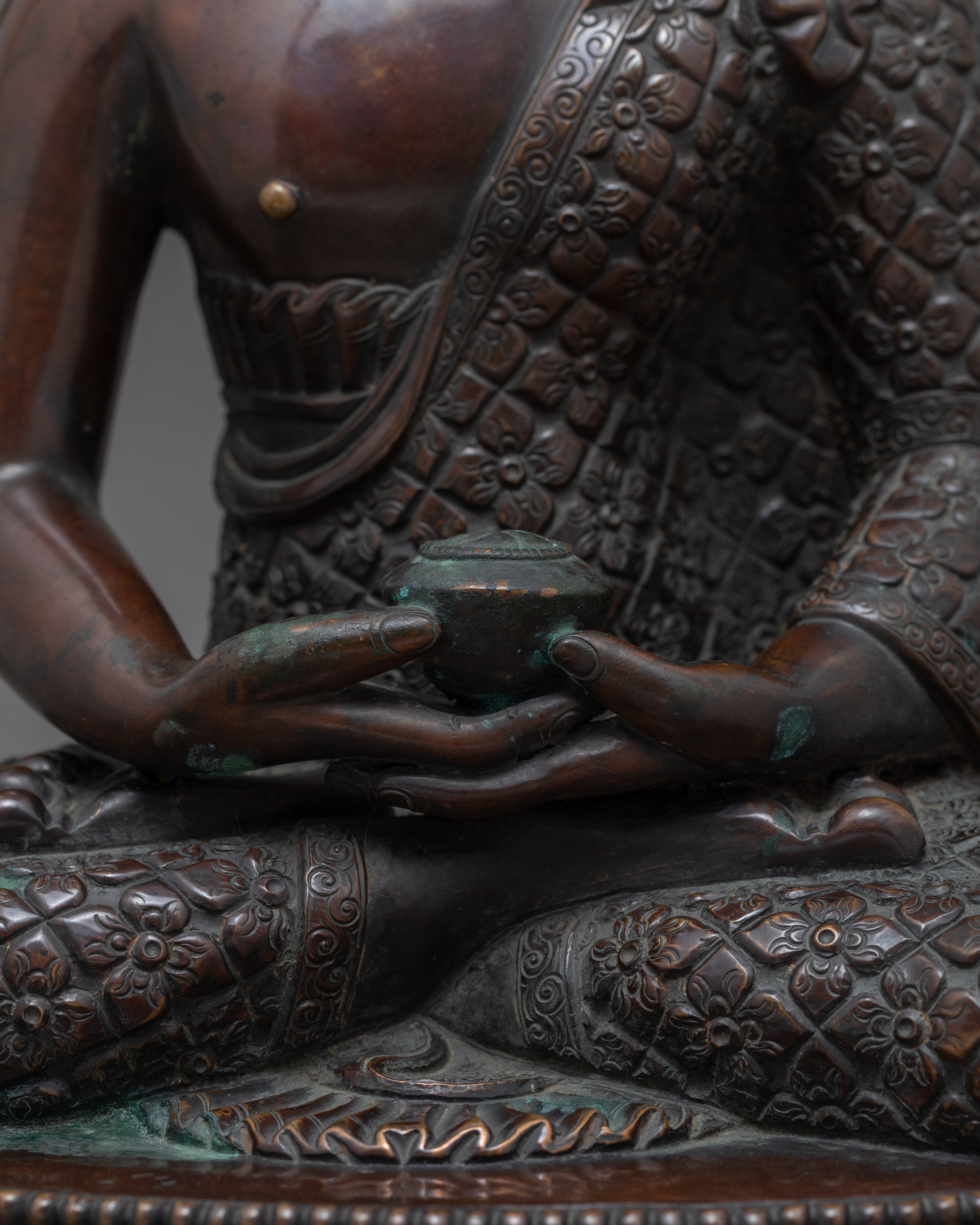 Amitabha Buddha | Buddhist Sculpture for Home Altar | Mini Buddha Statue