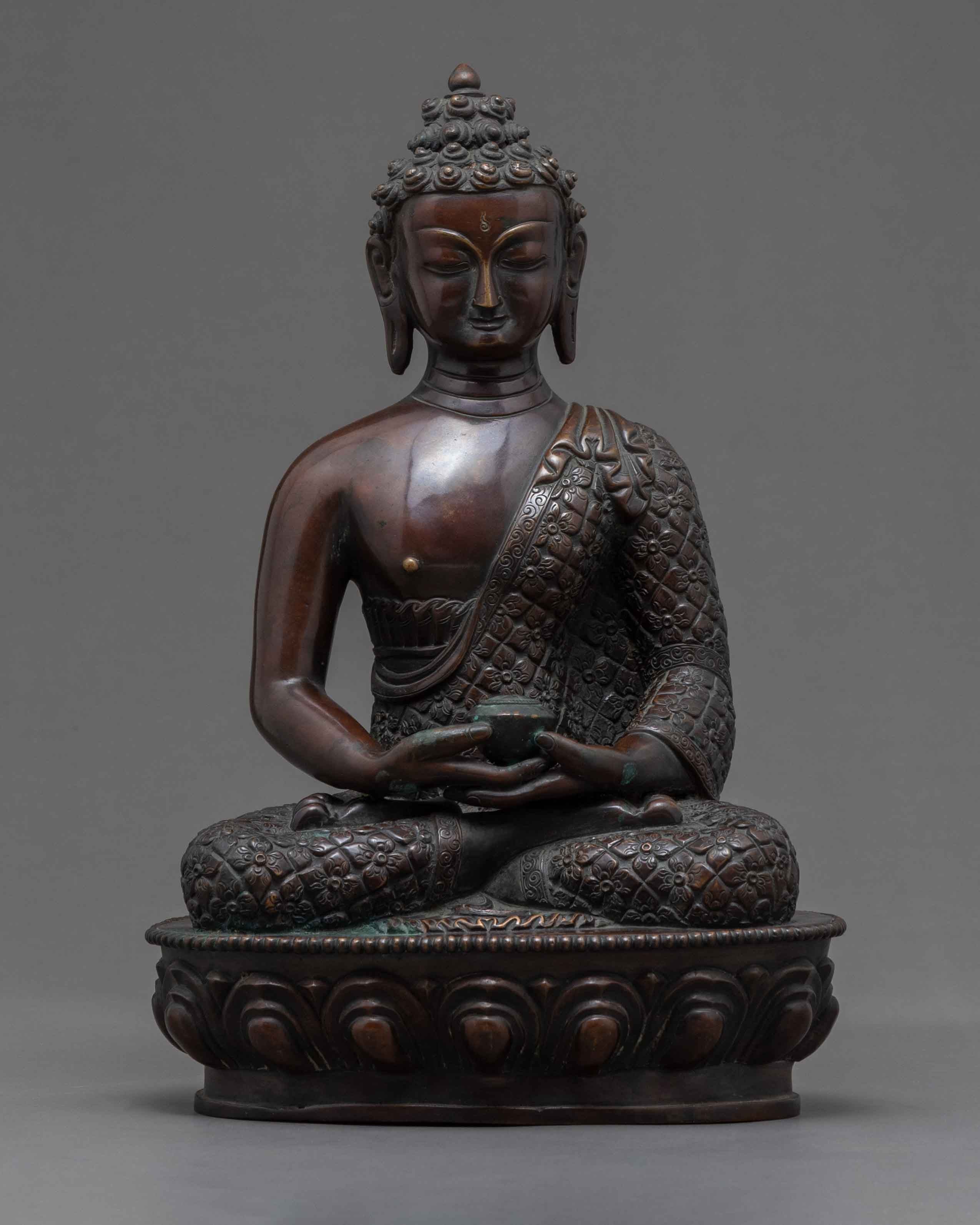 Amitabha Buddha | Buddhist Sculpture for Home Altar | Mini Buddha Statue