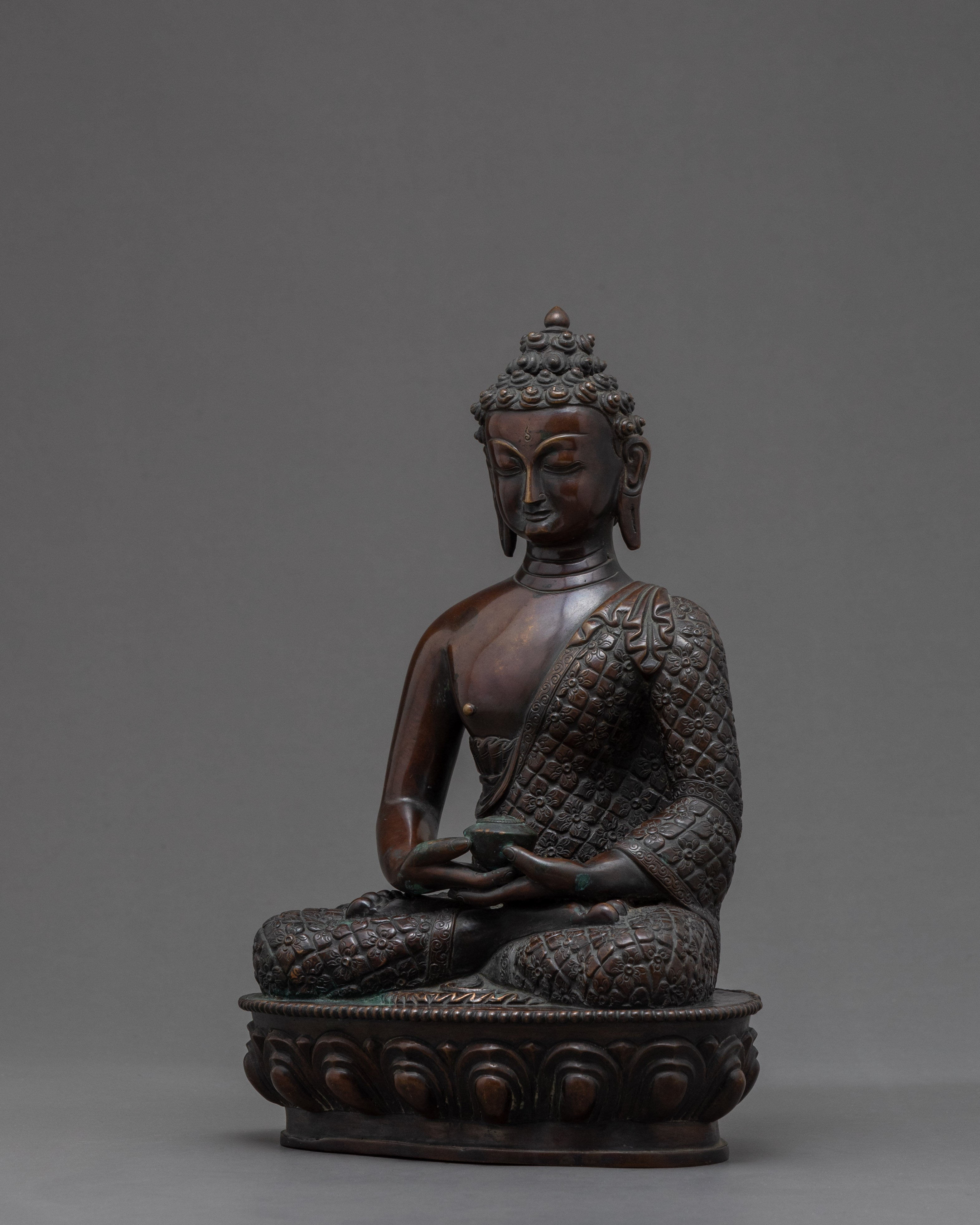 Amitabha Buddha | Buddhist Sculpture for Home Altar | Mini Buddha Statue