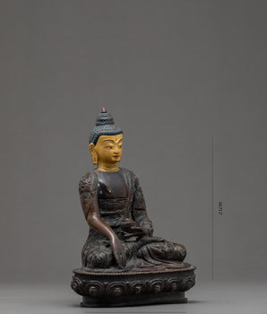 Shakyamuni Buddha Statue for Home Decor | Buddhist Home Altar | Vajrayana Art