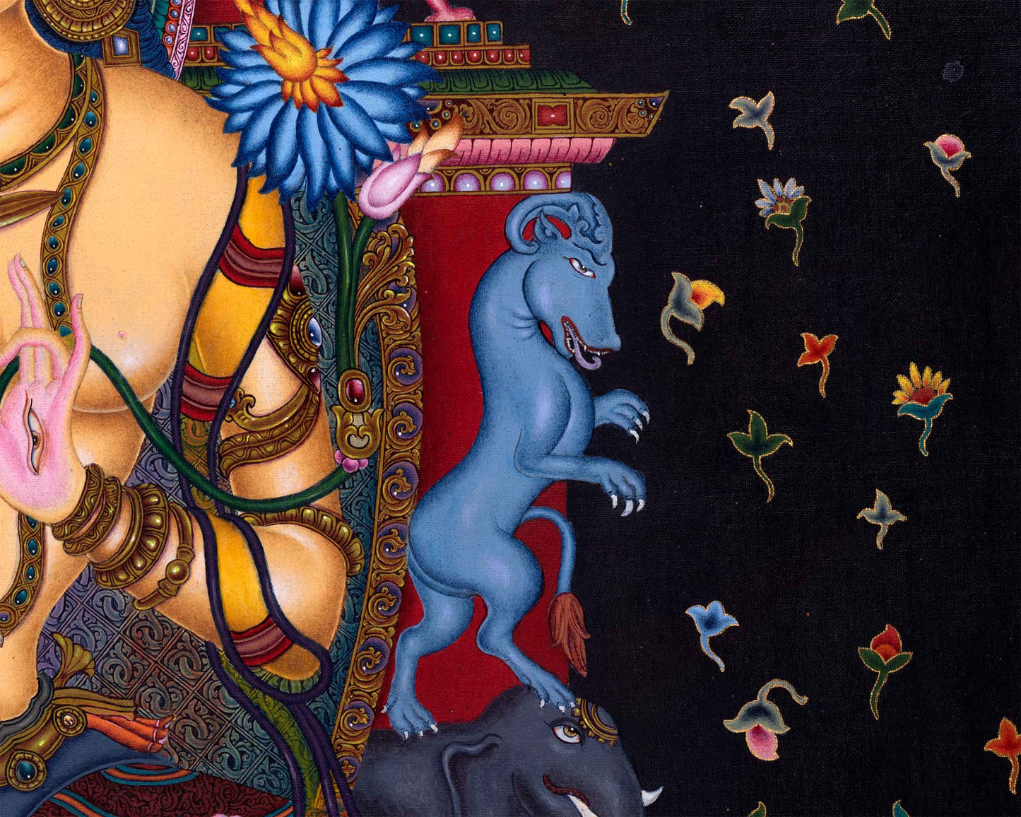 High-Quality White Tara Giclee Thangka Print | Tara Bodhisattva Print | Tibetan Buddhism Artwork